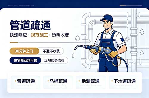 江门管道疏通